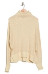 Free People Tommy Oversize Turtleneck Sweater In Ivory