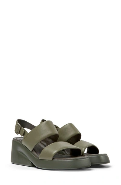 Camper Kaah Sandalen In Dark Green