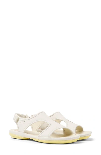 Camper Right Nina Sandal In White Natural