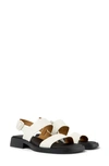 Camper Dana Sandal In White Natural