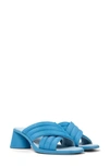 Camper Kiara Slide Sandal In Medium Blue