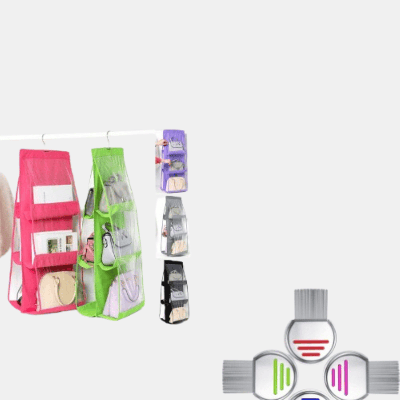 Vigor Lice Comb & Handbag Organizer Combo Pack In Multi