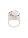 NOOR FARES MOONSTONE ECLIPSE RING,TSRGGBGECMNO12141256