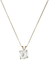 Max + Stone Maxcolor 14k 2.25 Ct. Tw. Created White Sapphire Pendant Necklace