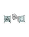 Max + Stone Maxcolor 10k 1.00 Ct. Tw. Aquamarine Studs