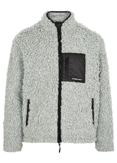 Mki Miyuki Zoku Panelled Fleece Jacket In Grey