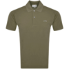 LACOSTE LACOSTE SHORT SLEEVED POLO T SHIRT GREEN