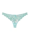FLEUR DU MAL LILY EMBROIDERY HIPSTER THONG