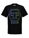Philipp Plein Black Cotton T-shirt In Black