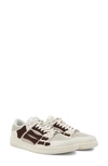 Amiri Skel Bicolor Low-top Sneakers In Neutrals/brown