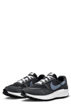 Nike Men's Waffle Nav Shoes In Black/ White/ Off Noir