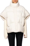 AZALEA WANG AZALEA WANG WILLOW LAYERED MIXED MEDIA PUFFER JACKET