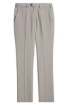 Emporio Armani G-line Flat Front Pants In Grey