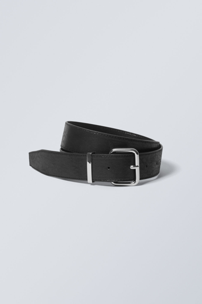 Weekday Faux Leather Buckle Belt