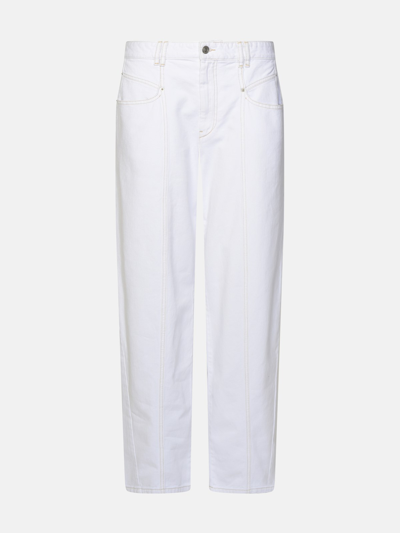 Marant Etoile Jeans Vetan In White