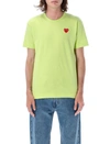 COMME DES GARÇONS PLAY COMME DES GARÇONS PLAY RED HEART PATCH T-SHIRT