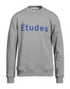 ETUDES STUDIO ÉTUDES MAN SWEATSHIRT GREY SIZE XL ORGANIC COTTON