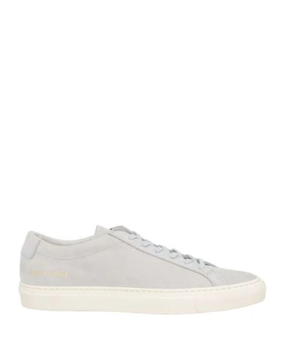Common Projects Man Sneakers Sky Blue Size 7 Soft Leather