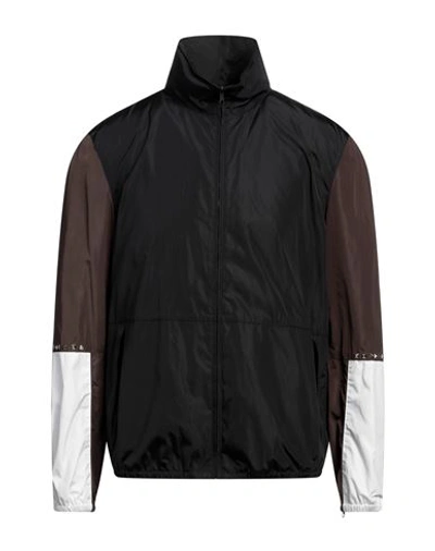 Valentino Garavani Man Jacket Black Size 42 Polyamide
