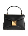 Valentino Garavani Woman Handbag Black Size - Soft Leather In Black