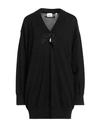 BURBERRY BURBERRY WOMAN SWEATER BLACK SIZE S WOOL