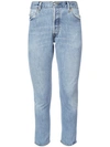 Re/done Taillenhohe Cropped-jeans
