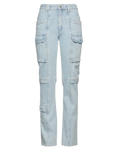 Isabel Marant Woman Denim Pants Blue Size 8 Cotton