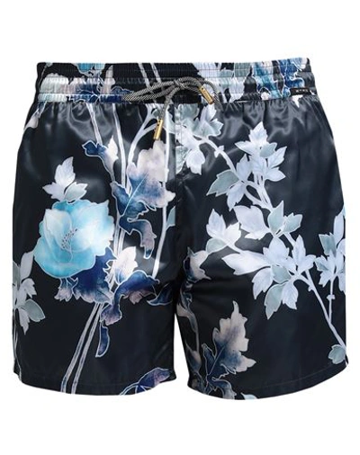 Etro Man Swim Trunks Lead Size M Polyester In Grey