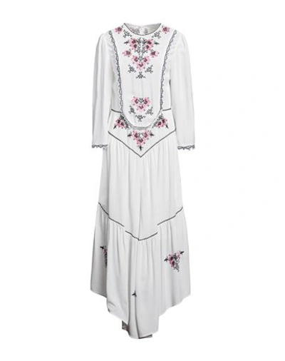Isabel Marant Woman Midi Dress White Size 8 Viscose