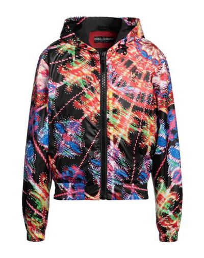 DOLCE & GABBANA DOLCE & GABBANA MAN JACKET BLACK SIZE 36 POLYESTER