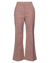 Stella Mccartney Woman Pants Brick Red Size 8-10 Wool, Cotton, Polyamide, Elastane