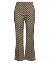 Stella Mccartney Woman Pants Khaki Size 4-6 Wool, Cotton, Polyamide, Elastane In Beige