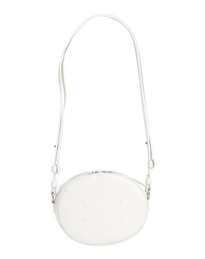 Maison Margiela Woman Cross-body Bag White Size - Cow Leather, Brass, Zinc, Aluminum, Copper