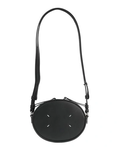 Maison Margiela Woman Cross-body Bag Black Size - Cow Leather, Brass, Zinc, Aluminum, Copper In Black