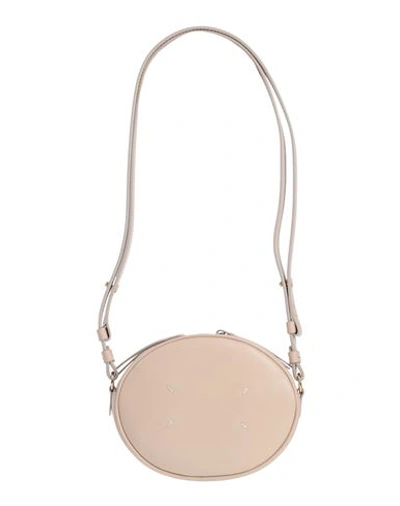 Maison Margiela Woman Cross-body Bag Blush Size - Cow Leather, Brass, Zinc, Aluminum, Copper In Pink