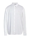 Acne Studios Man Shirt Ivory Size 42 Lyocell In White