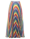 Rochas Skirt In Multicolor Polyester In Purple