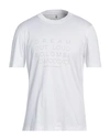 Brunello Cucinelli Man T-shirt White Size Xxl Cotton