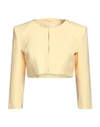 Patrizia Pepe Woman Blazer Yellow Size 10 Polyester, Elastane