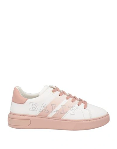 Bally Woman Sneakers Off White Size 8.5 Leather