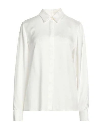 Trussardi Woman Shirt White Size 12 Viscose