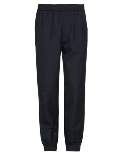 Alexander Mcqueen Man Pants Midnight Blue Size 33 Polyester, Wool, Viscose