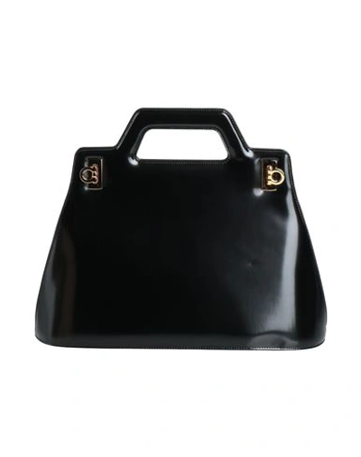Ferragamo Woman Handbag Black Size - Soft Leather