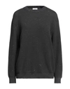 Brunello Cucinelli Woman Sweater Steel Grey Size Xxl Cotton, Polyester, Brass
