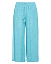 Etro Woman Pants Turquoise Size 4 Viscose In Blue