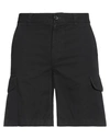 Ps By Paul Smith Ps Paul Smith Man Shorts & Bermuda Shorts Black Size S Cotton, Linen
