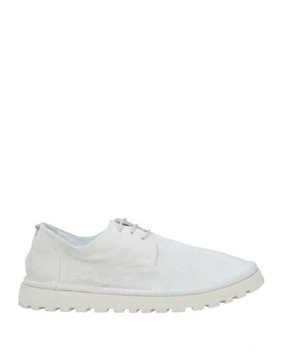 Marsèll Man Lace-up Shoes Off White Size 8 Leather