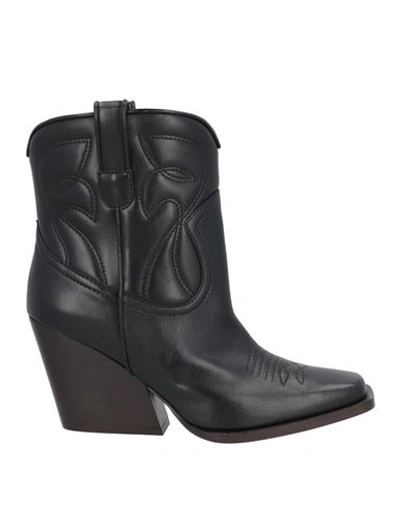 Stella Mccartney Woman Ankle Boots Black Size 9.5 Textile Fibers