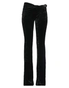 Versace Woman Pants Black Size 6 Polyester, Elastane, Acetate, Silk