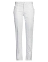 Isabel Marant Woman Denim Pants White Size 8 Cotton